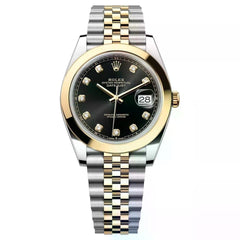 Rolex | Datejust | 126303-0006 | 41 mm | Gold/Steel | Black | Automatic