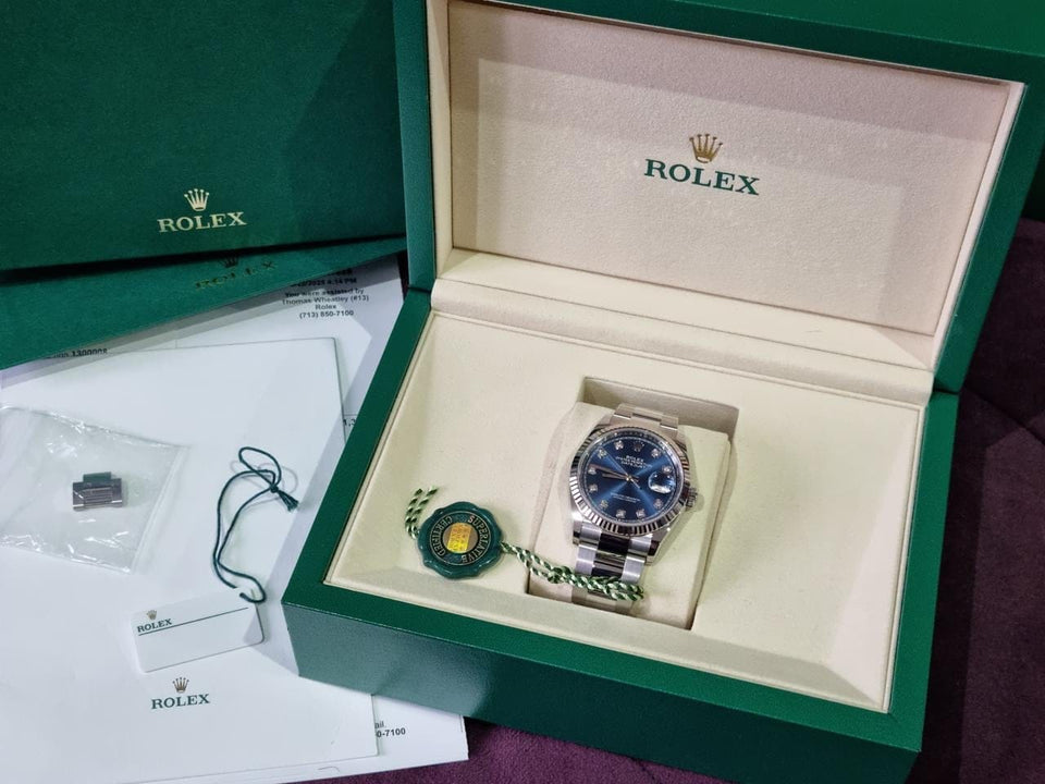 Rolex | Datejust | 126234-0038 | Steel | 36 mm | Steel | Blue | Automatic