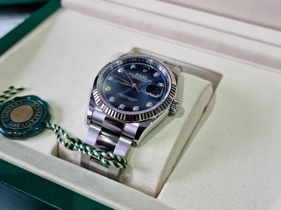 Rolex | Datejust | 126234-0038 | Steel | 36 mm | Steel | Blue | Automatic