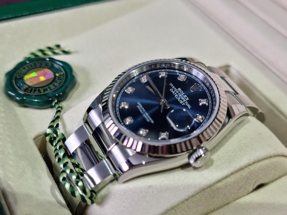 Rolex | Datejust | 126234-0038 | Steel | 36 mm | Steel | Blue | Automatic