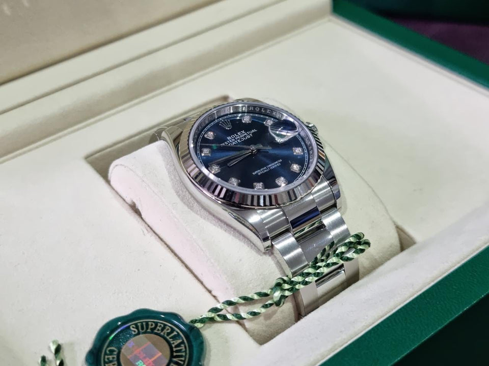Rolex | Datejust | 126234-0038 | Steel | 36 mm | Steel | Blue | Automatic