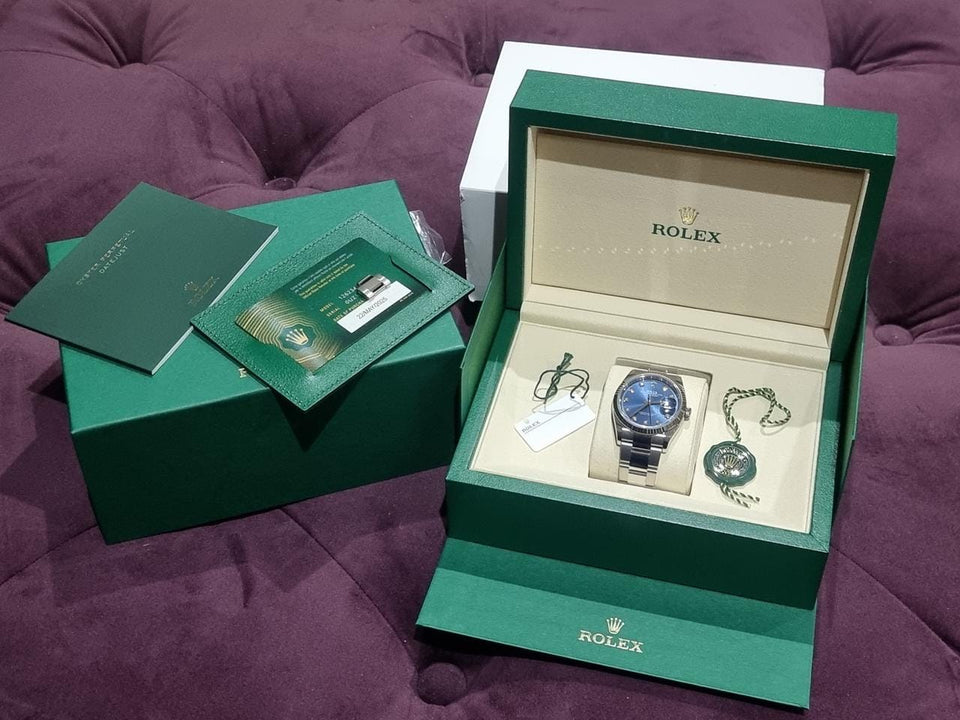 Rolex | Datejust | 126234-0038 | Steel | 36 mm | Steel | Blue | Automatic