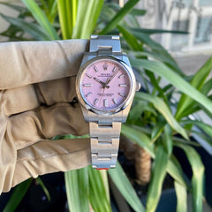 Rolex | Oyster Perpetual | 124200 | Steel | 34 mm | Steel | Pink | Automatic