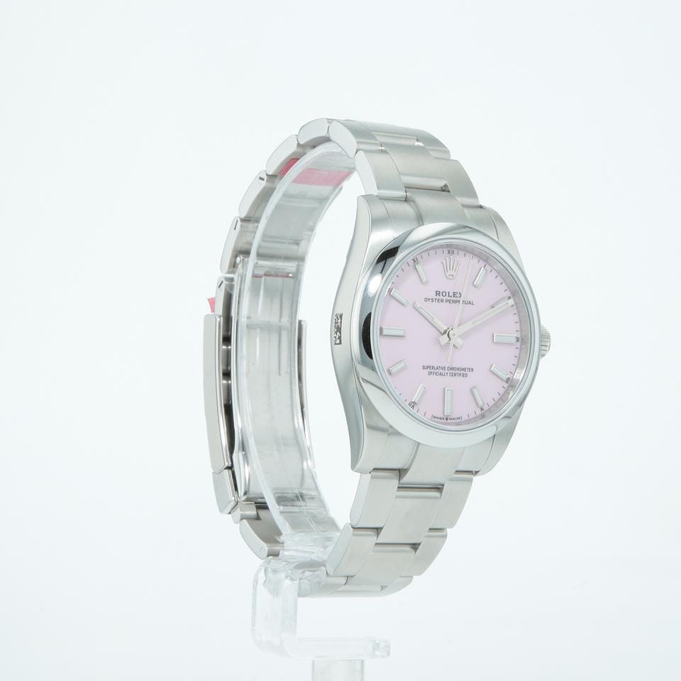 Rolex | Oyster Perpetual | 124200 | Steel | 34 mm | Steel | Pink | Automatic