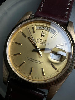 Rolex | Datejust | 116333 | Yellow gold | 38 mm | Leather | Gold | Automatic