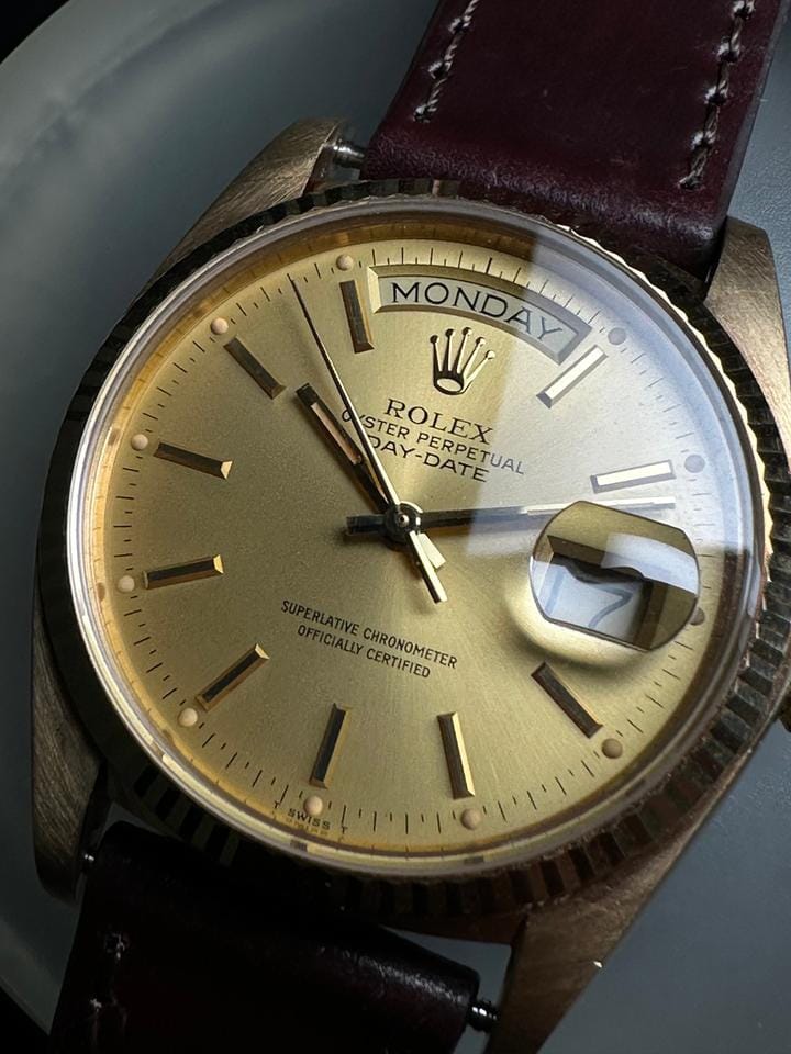 Rolex | Datejust | 116333 | Yellow gold | 38 mm | Leather | Gold | Automatic