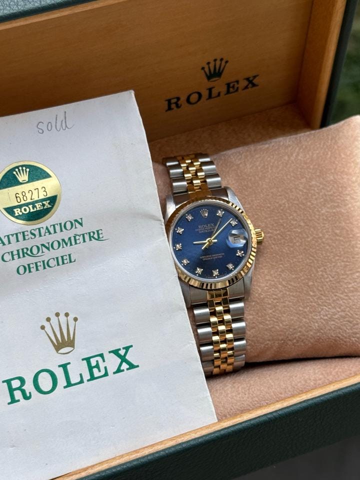 Rolex | Datejust | 68273 | Steel | 31 mm | Gold/Steel | Blue | Automatic