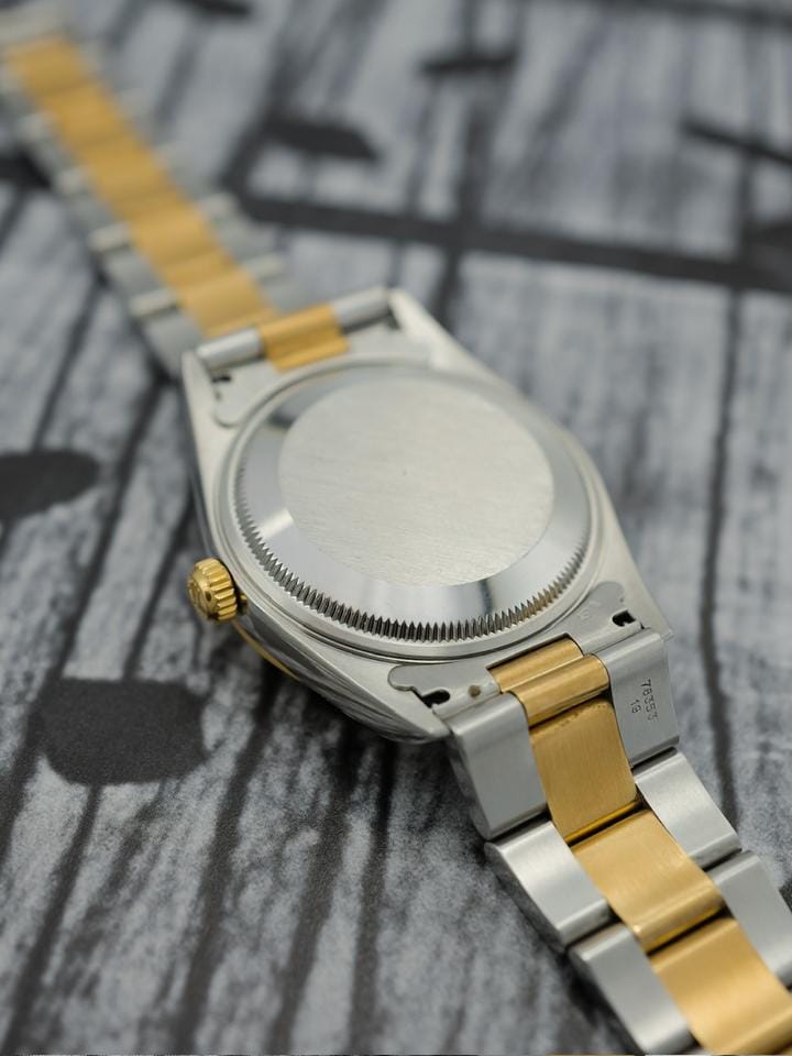Rolex | Oyster Perpetual | 15233 | Gold/Steel | 34 mm | Gold/Steel | Champagne | Automatic