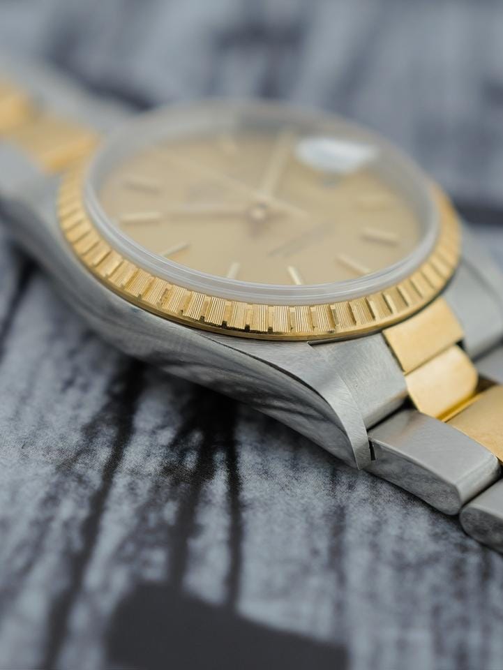 Rolex | Oyster Perpetual | 15233 | Gold/Steel | 34 mm | Gold/Steel | Champagne | Automatic