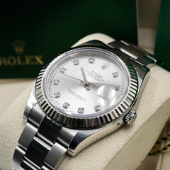 Rolex | Datejust | 116334 | Steel | 41 mm | Steel | Silver | Automatic