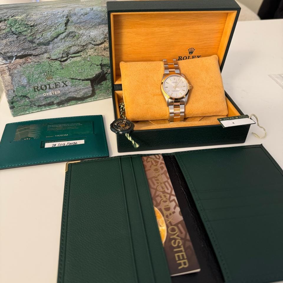 Rolex | Oyster Perpetual | 14203M | Gold/Steel | 34 mm | Gold/Steel | Champagne | Automatic