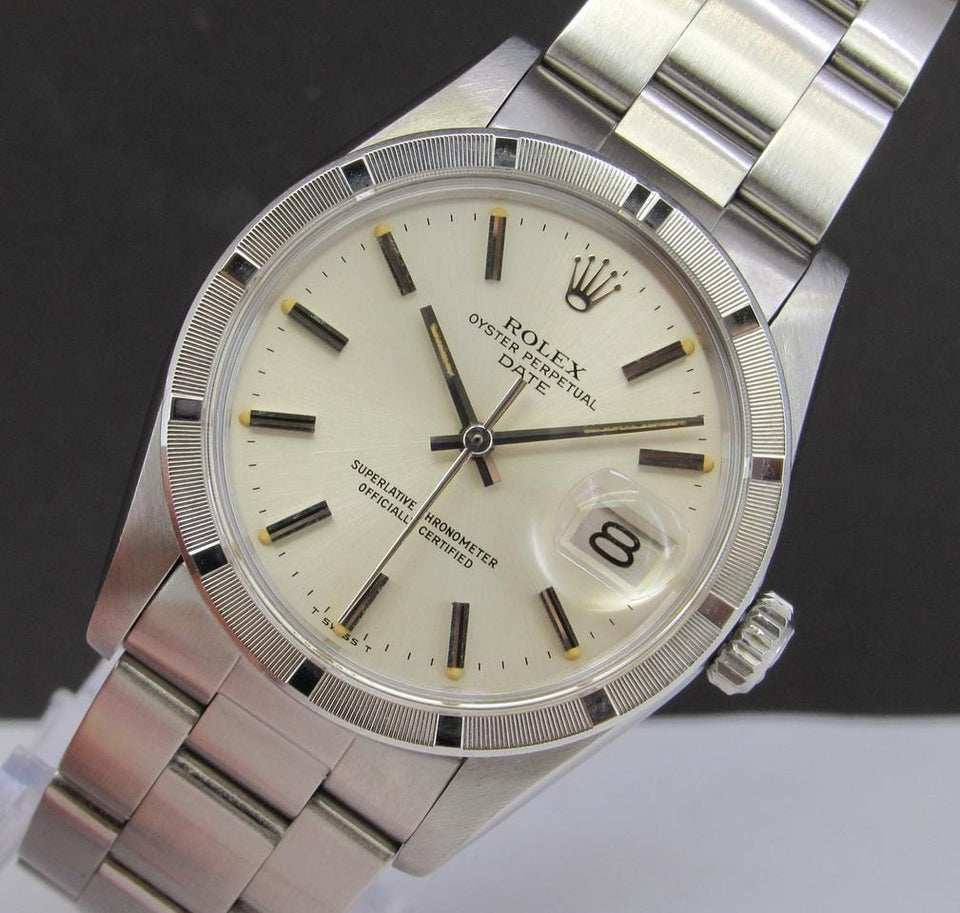 Rolex | Oyster Perpetual | 1501 | Steel | 34 x 43 mm | Steel | Silver | Automatic