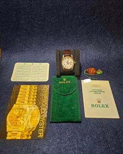 Rolex | Oyster Perpetual | 15233 | Steel | 34 mm | Leather | Automatic