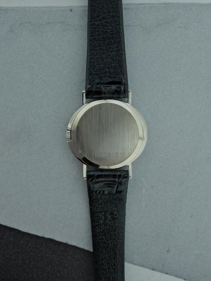 Rolex | Cellini | 3768 | White gold | 32 mm | Leather | Silver | Manual winding