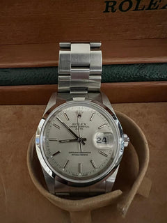 Rolex | Oyster Perpetual | 1500 | Steel | 34 mm | Steel | Silver | Automatic