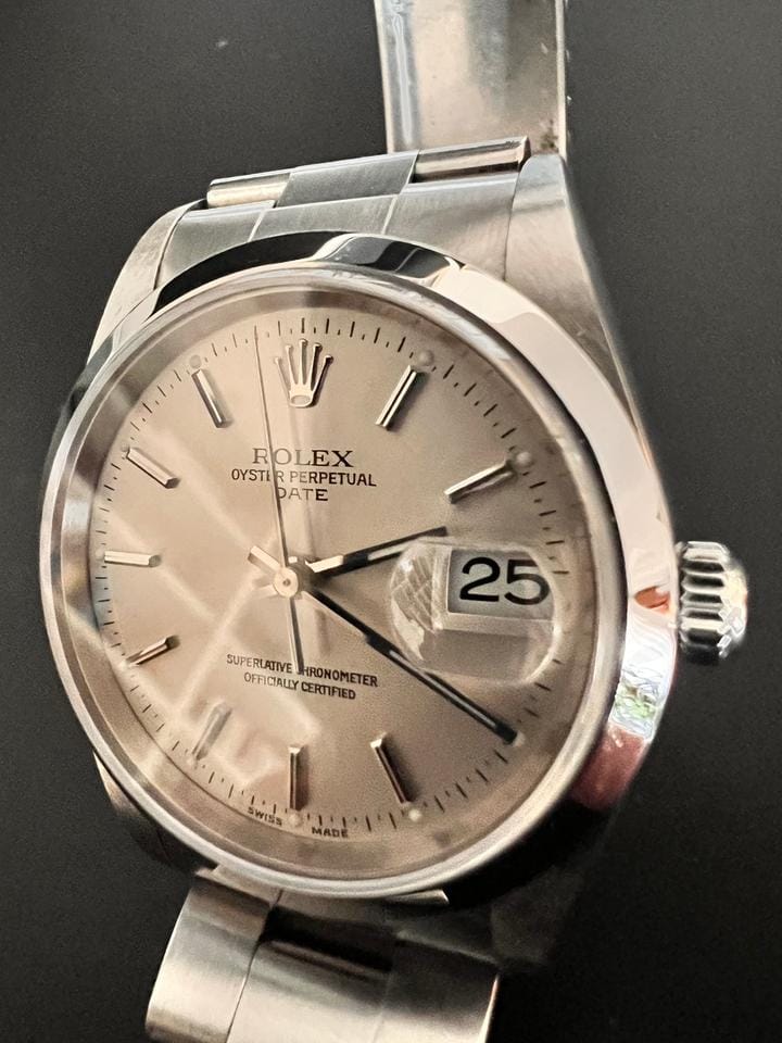 Rolex | Oyster Perpetual | 1500 | Steel | 34 mm | Steel | Silver | Automatic