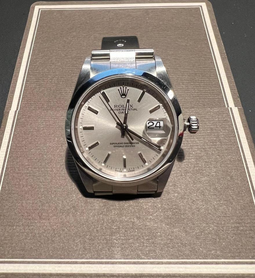 Rolex | Oyster Perpetual | 1500 | Steel | 34 mm | Steel | Silver | Automatic