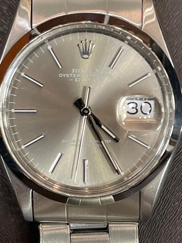 Rolex | Oyster Perpetual | 1500 | Steel | 34 mm | Steel | Grey