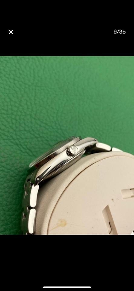 Rolex | Oyster Perpetual | 15210 | Steel | 34 mm | Steel | Champagne | Automatic
