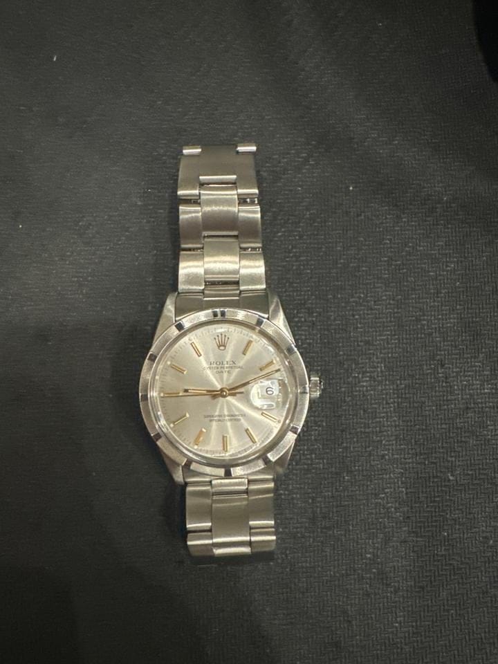 Rolex | Oyster Perpetual | 15210 | Steel | 34 mm | Steel | Champagne | Automatic