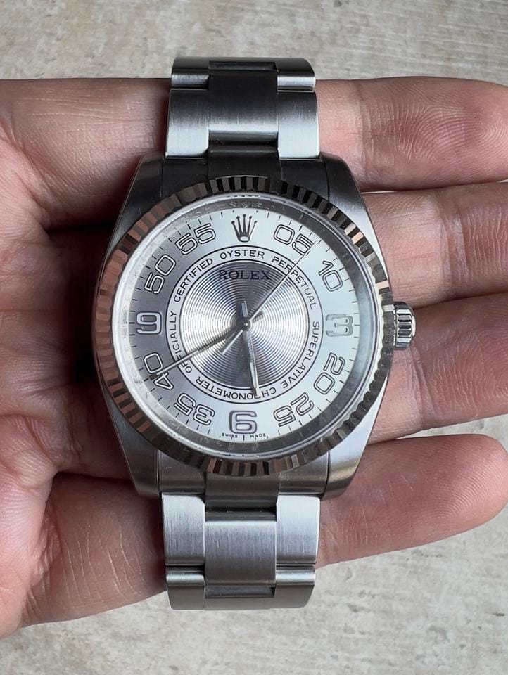 Rolex | Oyster Perpetual | 116034 | 36 mm | Steel | Silver | Automatic