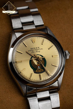 Rolex | Air King | 5500 | Steel | 34 mm | Steel | Champagne | Automatic