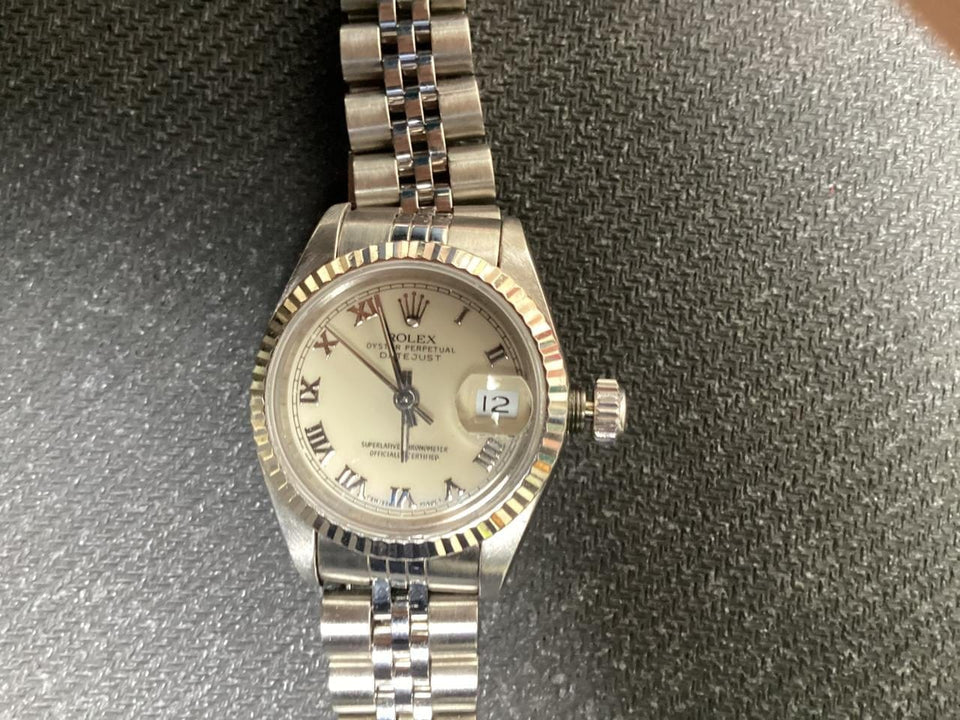 Rolex | Datejust | 69174 | White gold and steel | 26 mm | Steel | White | Automatic