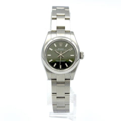 Rolex | Oyster Perpetual | 176200 | Steel | 26 x 29 mm | Steel | Green | Automatic