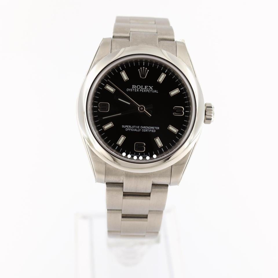 Rolex | Oyster Perpetual | 177200 | Steel | 31 mm | Steel | Black | Automatic