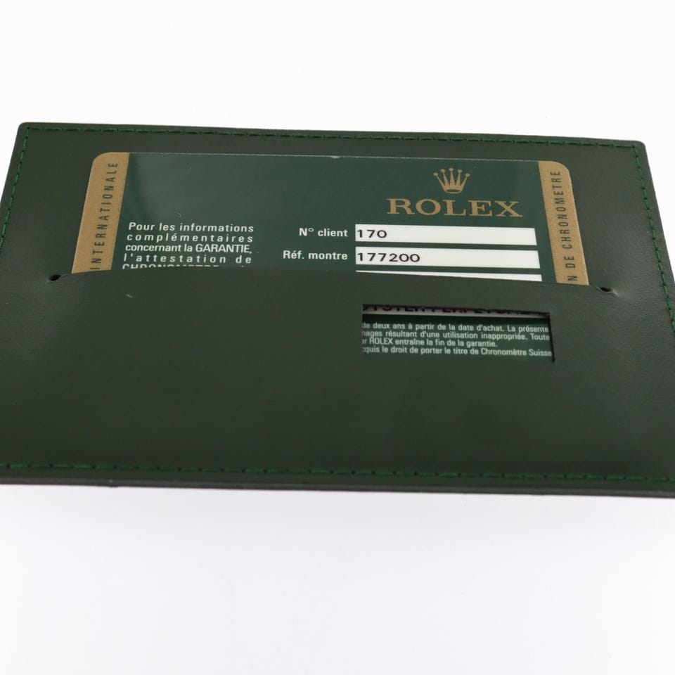 Rolex | Oyster Perpetual | 177200 | Steel | 31 mm | Steel | Black | Automatic
