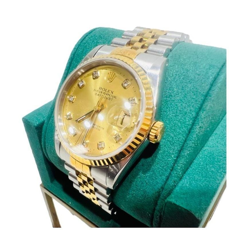 Rolex | Datejust | 16233 | Gold/Steel | 36 mm | Yellow gold | Champagne | Automatic