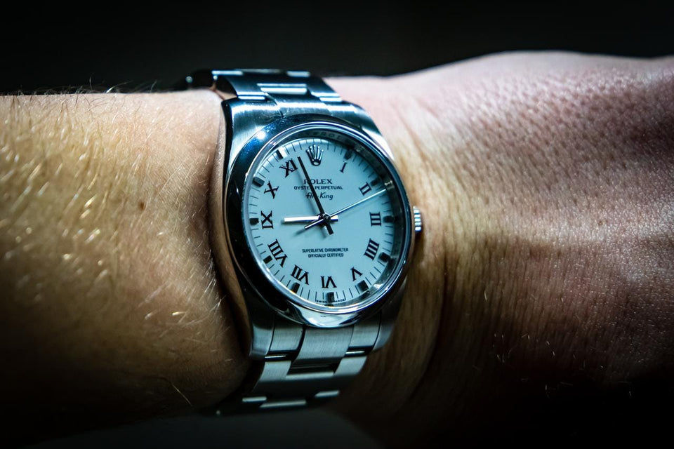 Rolex | Air King | 114200 | Steel | 34 mm | Steel | White | Automatic