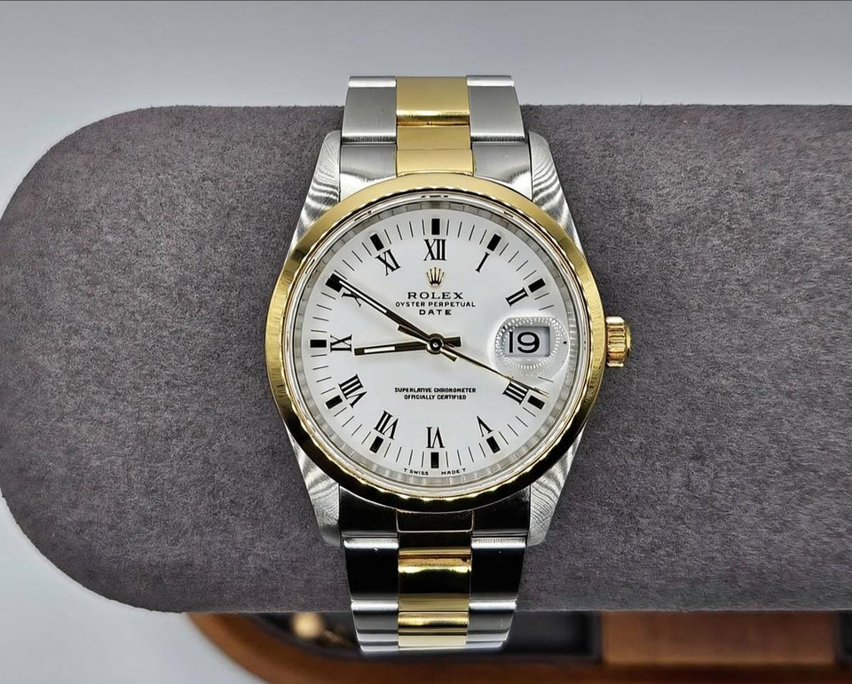 Rolex | Oyster Perpetual | 15203 | 34 mm | Gold/Steel | Automatic