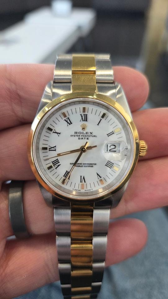 Rolex | Oyster Perpetual | 15203 | 34 mm | Gold/Steel | Automatic