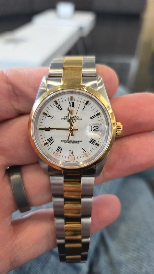 Rolex | Oyster Perpetual | 15203 | 34 mm | Gold/Steel | Automatic