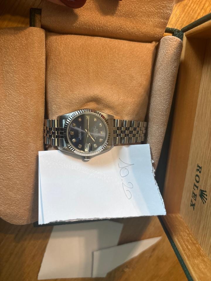 Rolex | Datejust | 68274 | White gold | 31 x 30 mm | Steel | Meteorite | Automatic