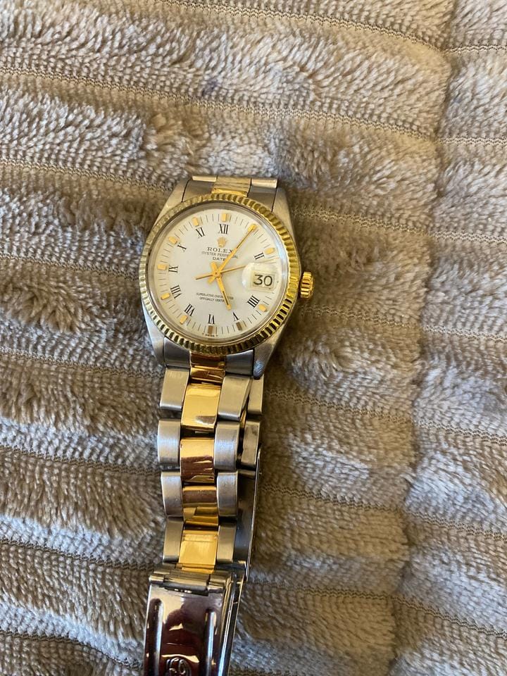 Rolex | Oyster Perpetual | 1500 | Steel | 34 mm | Gold/Steel | White | Automatic