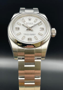 Rolex | Oyster Perpetual | 176200 | Steel | 26 x 29 mm | Steel | White | Automatic