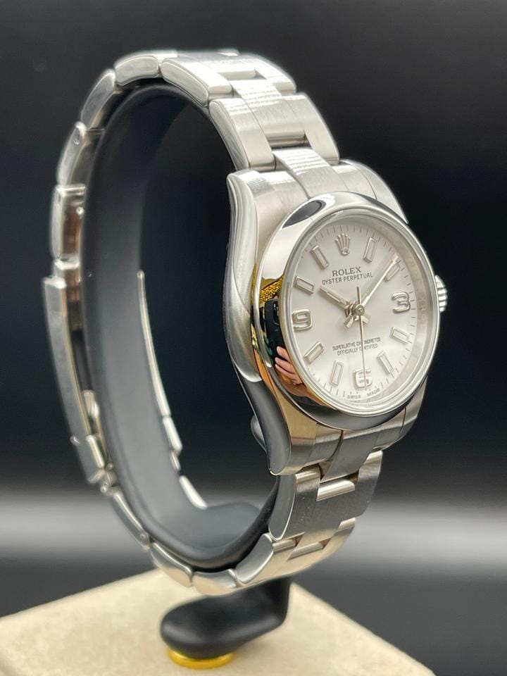 Rolex | Oyster Perpetual | 176200 | Steel | 26 x 29 mm | Steel | White | Automatic