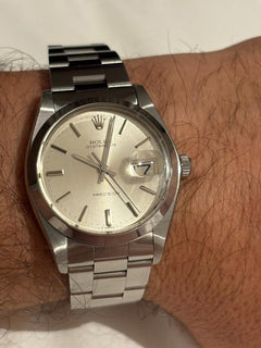 Rolex | Oysterdate Precision | 6694 | Steel | 34 x 40 mm | Steel | Silver (solid) | Manual winding