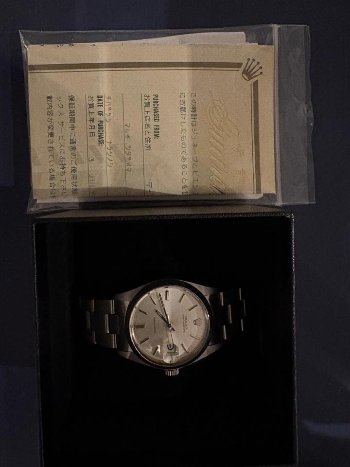 Rolex | Oysterdate Precision | 6694 | Steel | 34 x 40 mm | Steel | Silver (solid) | Manual winding