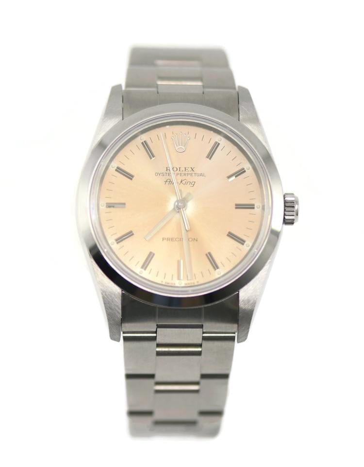 Rolex | Air King | 14000 | Steel | 34 mm | Steel | Pink | Automatic