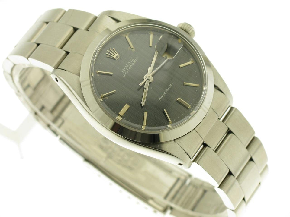 Rolex | Oysterdate Precision | 6694 | Steel | 34 mm | Steel | Grey | Manual winding