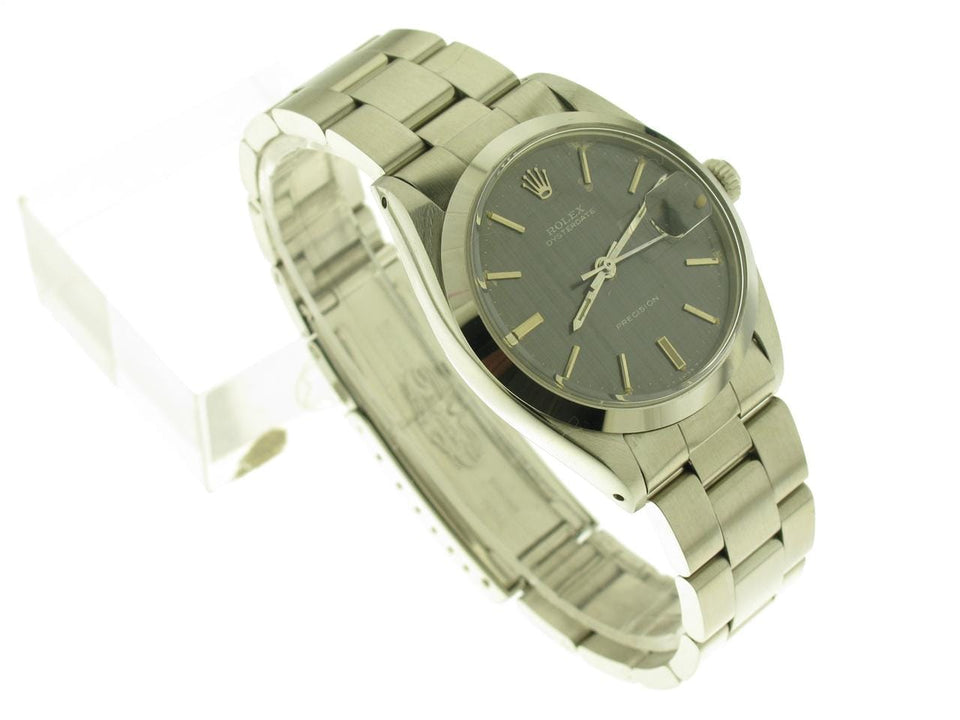 Rolex | Oysterdate Precision | 6694 | Steel | 34 mm | Steel | Grey | Manual winding