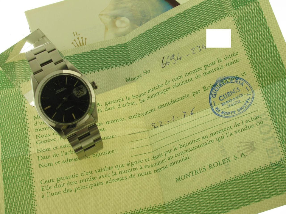Rolex | Oysterdate Precision | 6694 | Steel | 34 mm | Steel | Grey | Manual winding