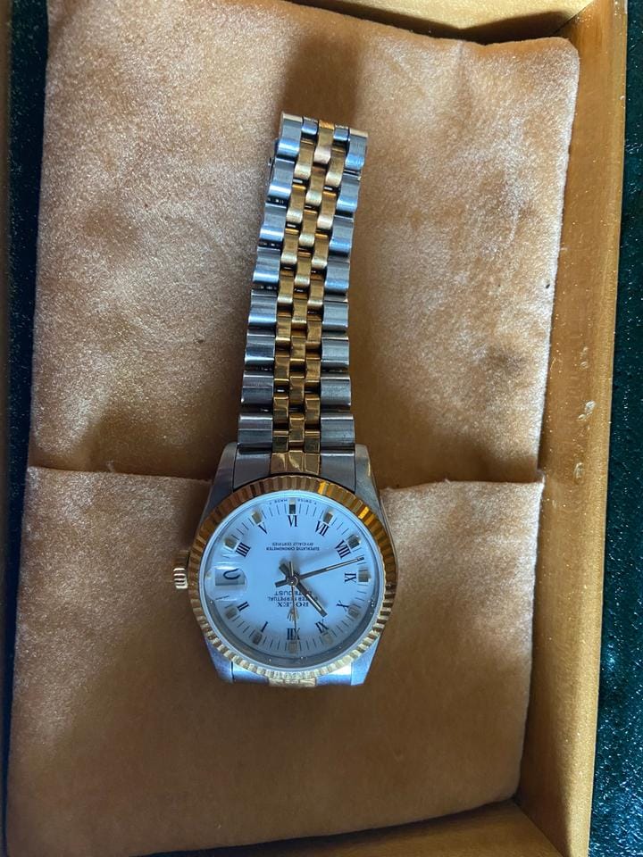Rolex | Datejust | 68273 | Yellow gold | 31 mm | Gold/Steel | White | Automatic