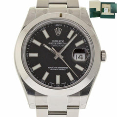 Rolex | Datejust | 116300 | Steel | 41 mm | Steel | Black | Automatic