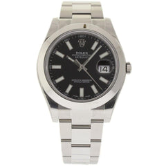 Rolex | Datejust | 116300 | Steel | 41 mm | Steel | Black | Automatic