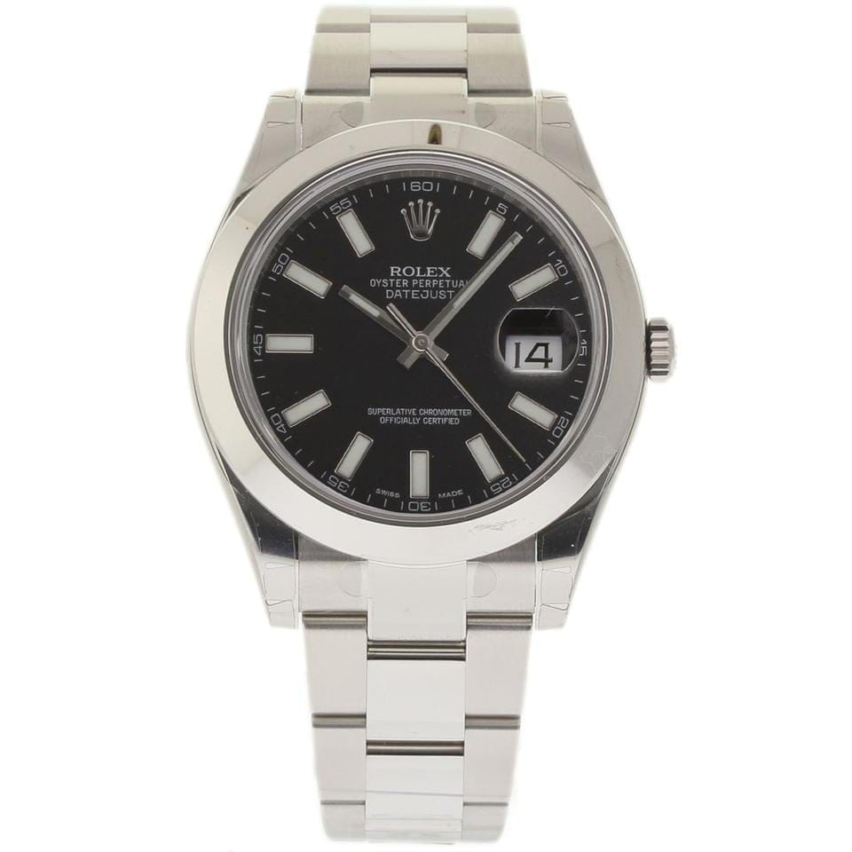Rolex | Datejust | 116300 | Steel | 41 mm | Steel | Black | Automatic