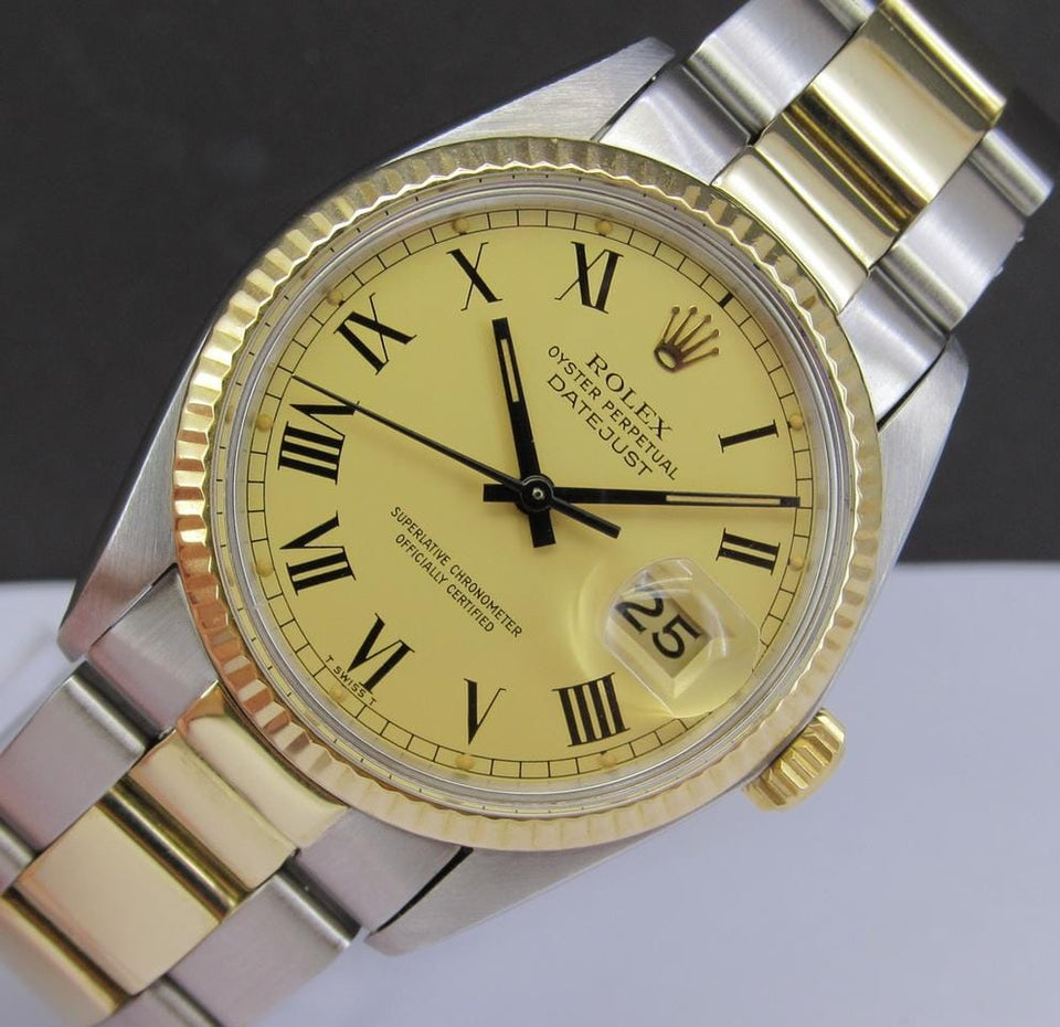 Rolex | Datejust | 16013 | Steel | 36 x 44 mm | Gold/Steel | Gold | Automatic